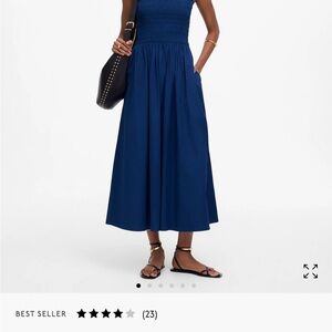 NWT Madewell Blue Maxi Dress